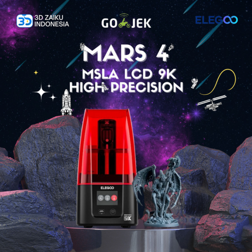 ELEGOO Mars 4 MSLA LCD 9K High Precision 3D Printer Resin Ultra Quiet